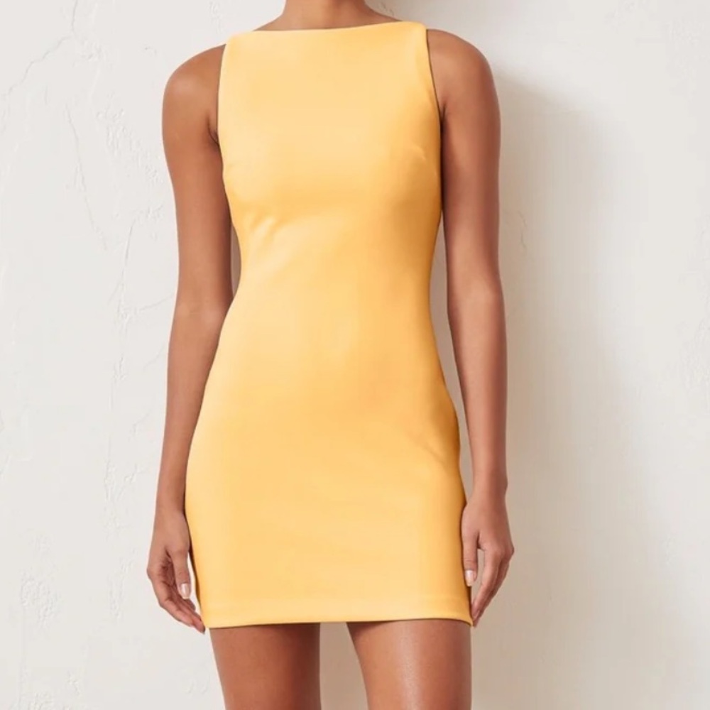 bec + bridge Sunlit Yellow Mini Dress